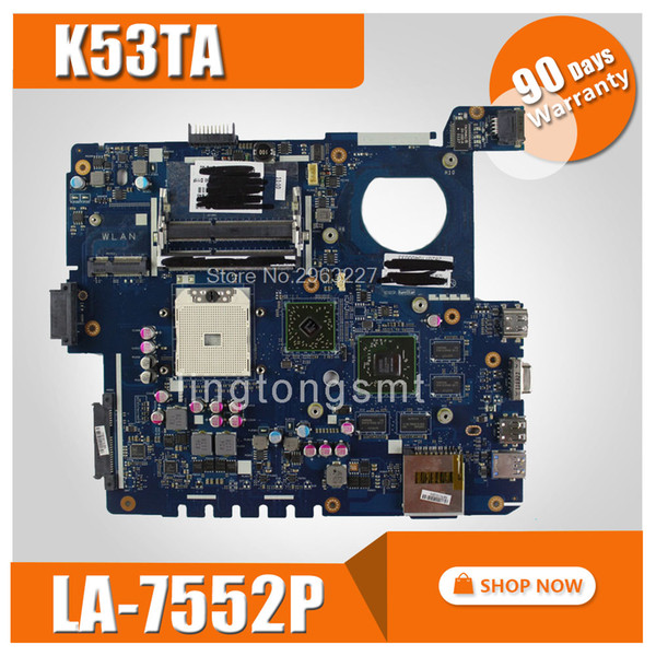 QBL60 LA-7552P mainboard For ASUS K53Z K53TA K53TK K53T X53T X53TA X53TK Laptop motherboard USB 3.0 DDR3