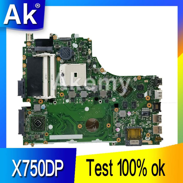 AK K550D X750DP Laptop motherboard for ASUS X750DP X550DP K550DP K550D X550D K550 X550 Test original mainboard