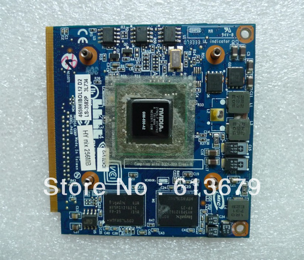 Wholesale 8400M GS video card G86-630-A2 Graphics Cards DDR2 256GB MXM II LS-3582P Video VGA Card for & Free Shipping