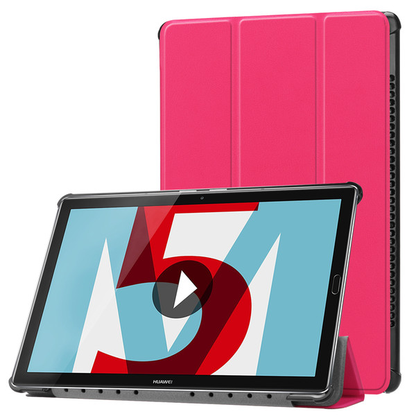 3 Folding Folio PU Leather Case Cover for Huawei Mediapad M5 10.8 inch CMR-AL09 CMR-W09 Tablet + Stylus Pen