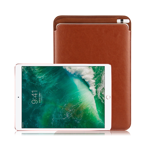 Pouch Case For iPad Pro 10.5 inch Sleeve Cases luxury PU Leather Pens Cover For Apple iPad Pro 10.5 Tablet+Stylus Pen