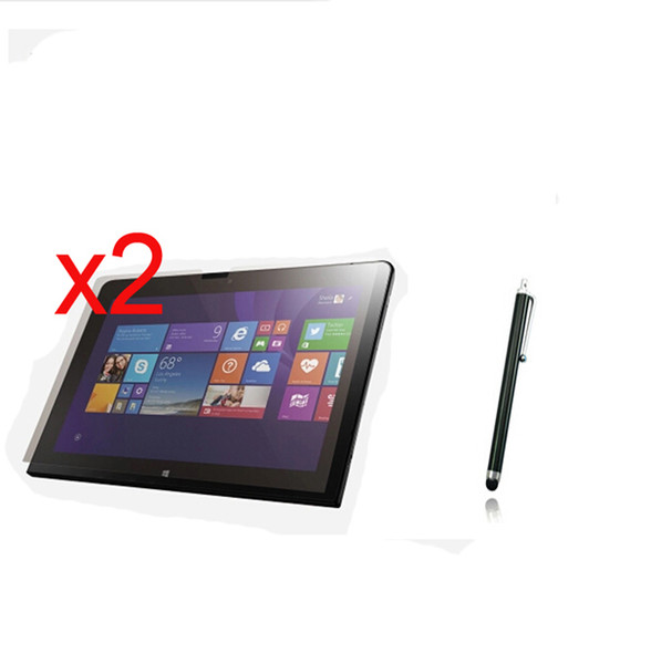 3in1 2x LCD Clear Screen Protector Films Protective Film Guards +1x Stylus Touch Pen For Lenovo ThinkPad 10 10.1