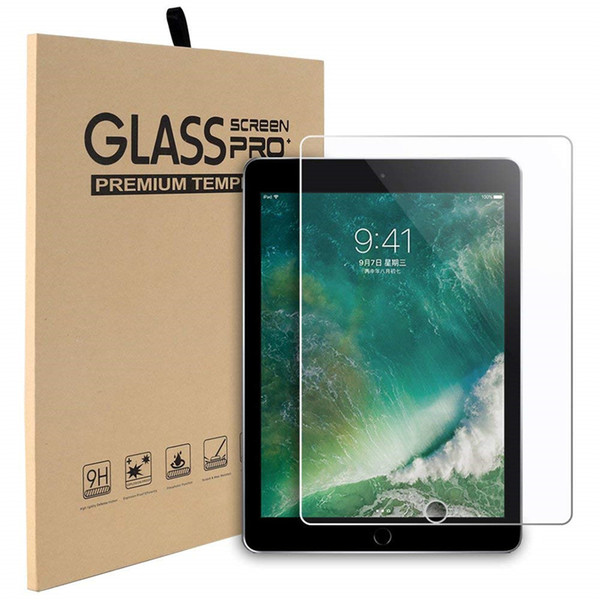 For iPad Air 9.7 Tempered Glass Screen Protector For New iPad Pro 11 12.9 2018 10.5 2019 mini 4 Samsung Tab A2 T595