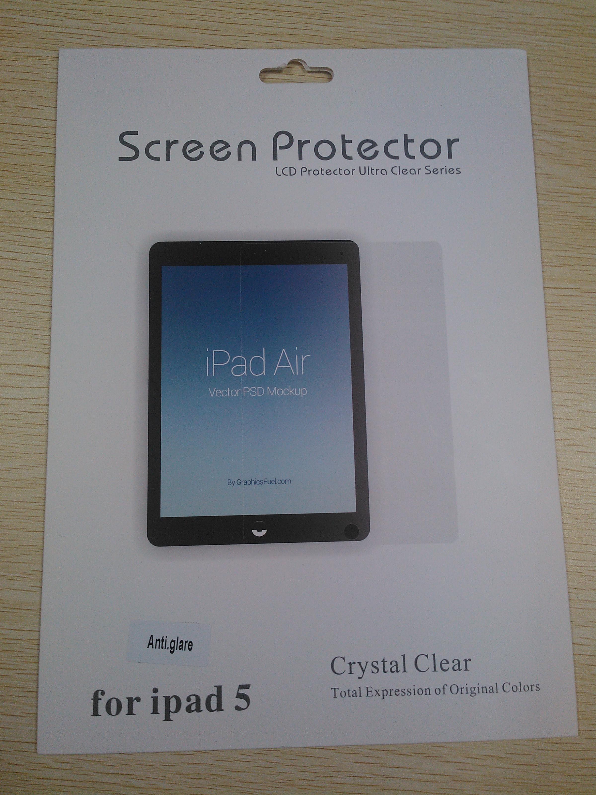 Screen Protector For Ipad 5 Ipad Air High Clear Matte Anti-glare LCD Screen Film Guard Protection with cloth with Retail Package