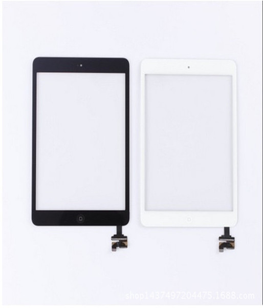 Mini Touch Screen Digitizer Home Button Ic Chip Preinstalled Adhesive White Black Free Shipping Replacement Repair Parts Ic Assembly