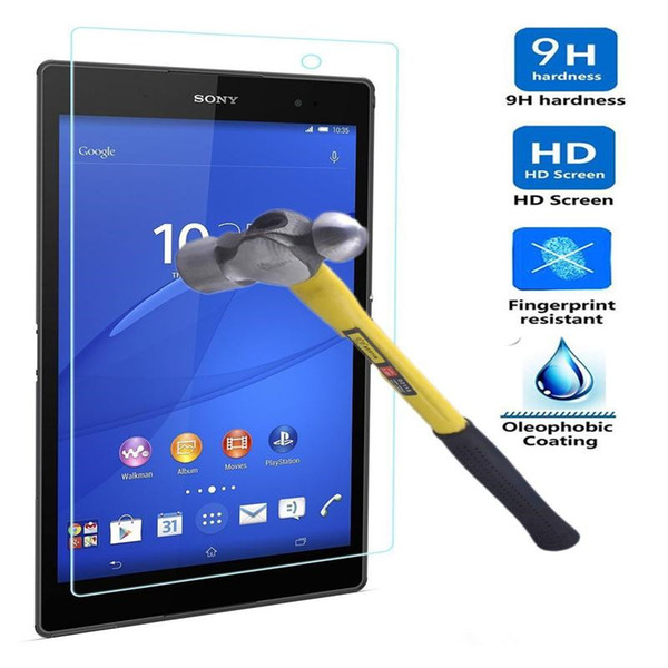 Explosion Proof 9H 0.3mm Screen Protector Tempered Glass for Sony Z2 Z3 Z4 Tablet 10.1