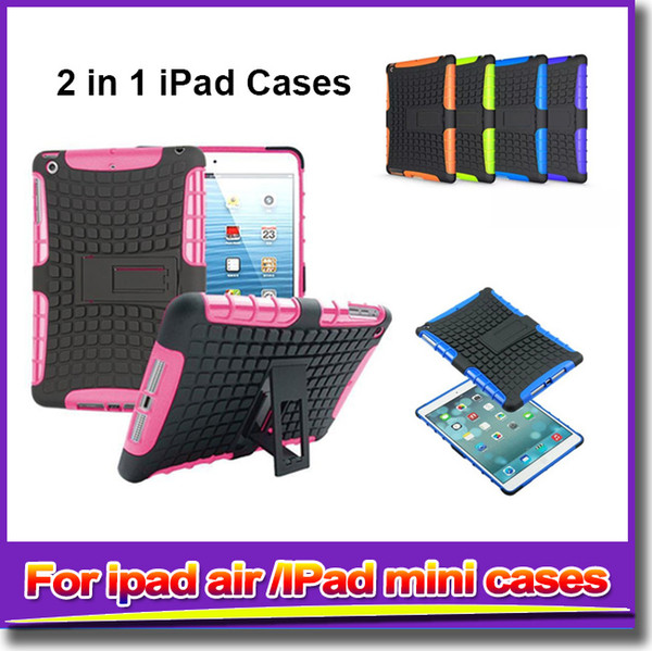 iPad Pro Spider Stand Cases iPad Pro 9.7inch 12.9inch Waterproof Shockproof Silicon Cover Cases for iPad air2