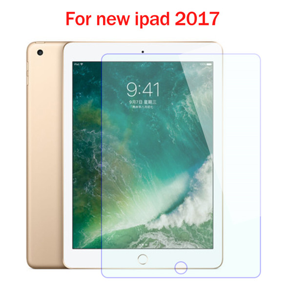 9H Premium Tempered Glass Screen Protector Film For New iPad 2017 2 3 4 5 6 Air Air2 Mini MINI4 Pro 9.7 10.5 NO Retail Package