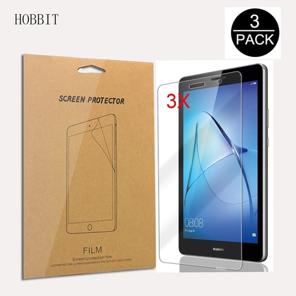 3Pcs Clear PET Screen Protector for Huawei MediaPad T3 8 T3 10 T3 7.0 m3 Lite 8 8.4inch 10 Tablet Scratch Proof LCD Protective Film