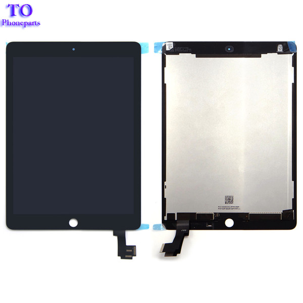 New A1567 A1566 LCD Screen Assembly For iPad Air 2 iPad 6 LCD Assembly Screen Display Digitizer Assembly Black White