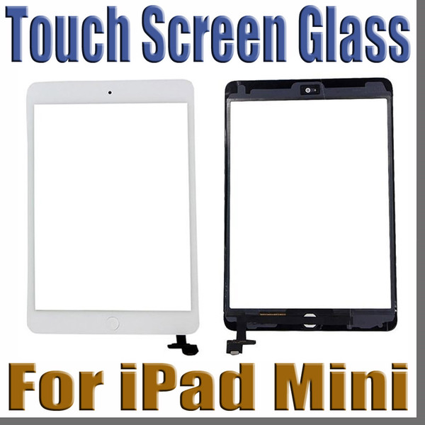 100% New Touch Screen Glass Panel with Digitizer with ic Connector Buttons for iPad Mini 2 B-TP