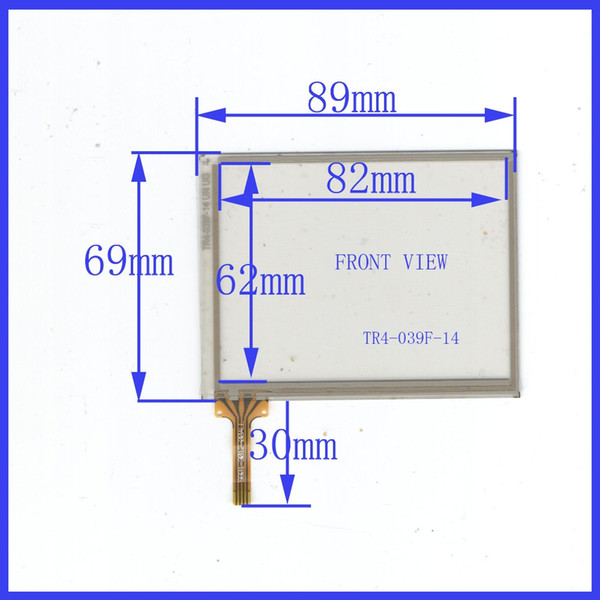 3.9 inch 4-wire resistive touch panel 89*69 compatible Navigator screen TR4-039F-14 for PDA or commercial use