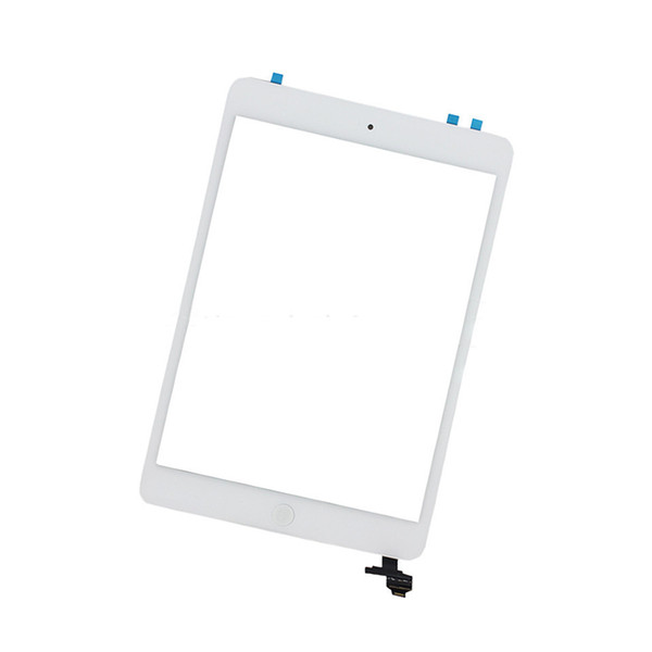 100% New Touch Screen Glass Panel with Digitizer with ic Connector Buttons for iPad Mini 2 STY190