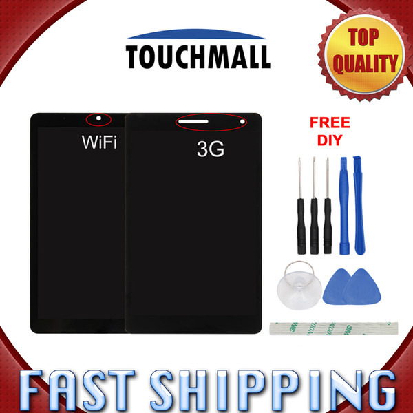 New LCD Display +Touch Screen Assembly Replacement For Huawei Mediapad T3 7.0 BG2-W09 BG2-U01 BG2-U03 Black 7-inch Black + Tools