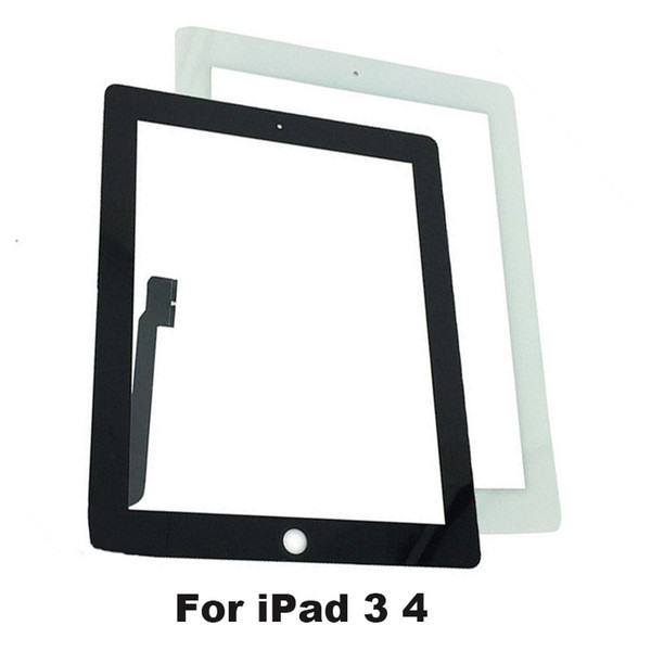 Wholesale- KEFU Tablet Touch Screen For ipad3 A1416 A1430 A1403 for iPad 4 A1458 A1459 A1460 Digitizer Glass Panel with Sticker + Tools