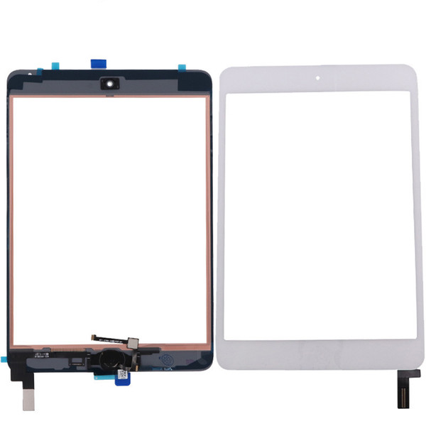 New Original Touch Screen Digitizer For iPad mini 4 with Home Button TP + IC Front Glass Panel Replacement Black White