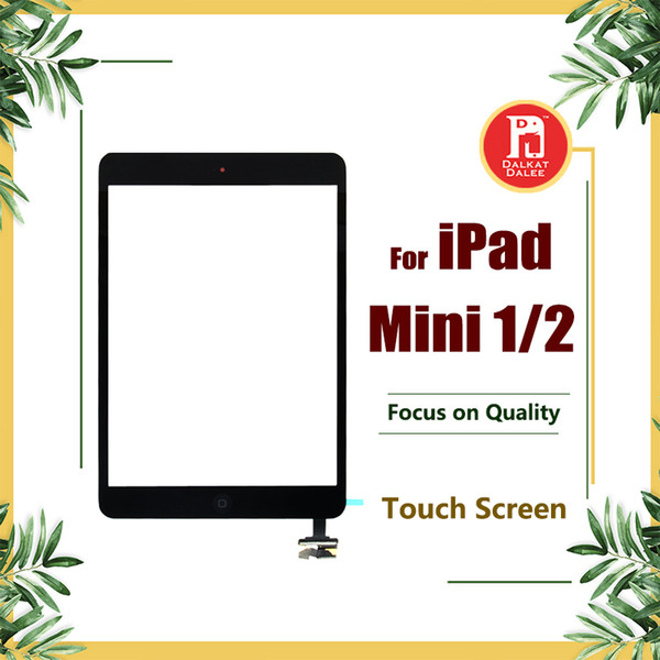 Replacement Touch Screen For iPad mini 1 mini 2 Touch Digitizer Screens IC Home Button Flex Cable Complete Assembly for ipad mini1 mini2