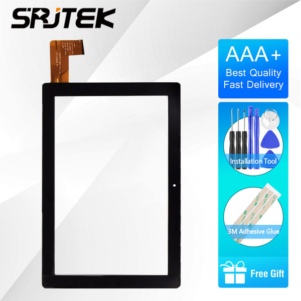 Srjtek New 10.1 Inch Touch Screen For Chuwi Hi10 CW1515 HSCTP-747-10.1-V0 Digitizer Panel Replacement Glass Sensor Black