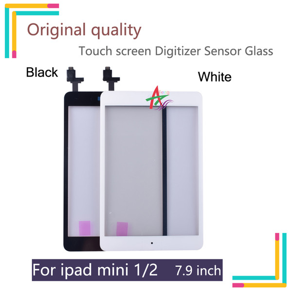 Orignal quality For iPad Mini A1432 A1454 A1455 For Mini 2 A1489 A1490 A149 Digitizer touch screen glass sensor Panel with IC