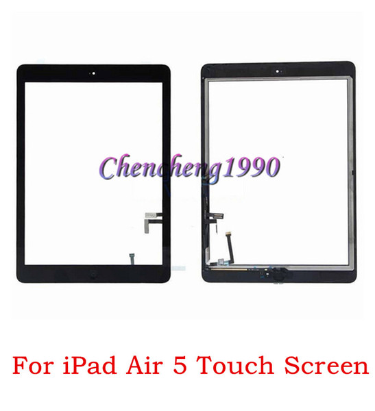 For Apple ipad 2/3/4/5 ipad air 1 ipad 5 Touch Screen Digitizer Lens Glass with home button & adhesive Glue Sticker Replacement Repair