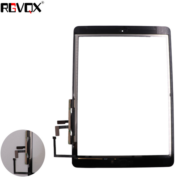 Good quality for iPad Air 1 iPad 5 Touch Screen Panel Digitizer Assembly with Home Button and 3M Adhesive Replacement