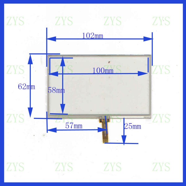 ZhiYuSun 30PCS/Lot for GARMIN NUVI 1390 1390T New 103mm*63mm 4.3 inch car DVD navigation GPS touch screen panel 103*63