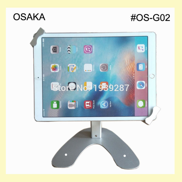 Wholesale- 10 to 13 inch tablet table security kiosk stand for Surface Pro 12 inch display mounting on desktop lock holder universal