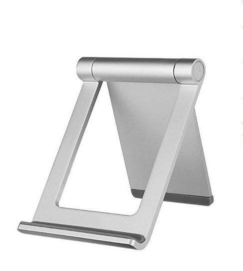 Metal Mobile Phone Charge Desktop Bracket Aluminium Alloy Flat Mobile Phone Bracket Rotating Mobile Phone Support Frame