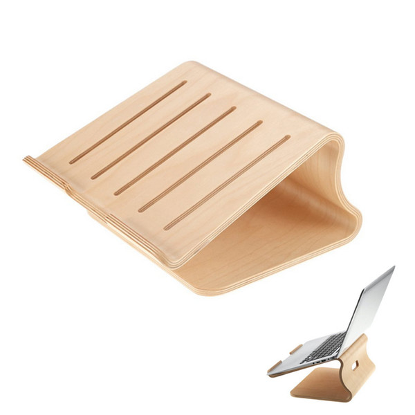 Universal Wooden Cooling Stand Holder Bracket Dock for MacBook Air/Pro Retina Laptops PC Notebook QJY99