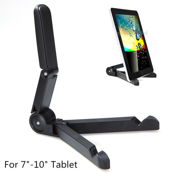 Universal black and white Portable Adjustable Fold-up Stand Holder for PC tab Kindle DHL free shipping