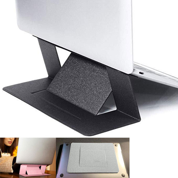 Invisible Laptop Stand Adjustable Folding Holder Seamlessly Mount for Notebook Macbook Pro Desktop Ultra Thin Universal