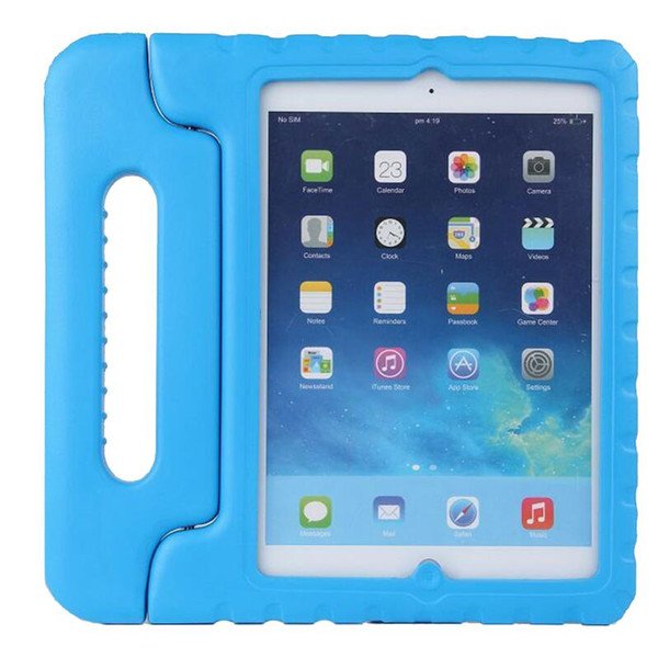 Multifunction Kids Safe Soft EVA Light Foam Weight Shock Proof Handle Protective Case With Stand For iPad LX2326