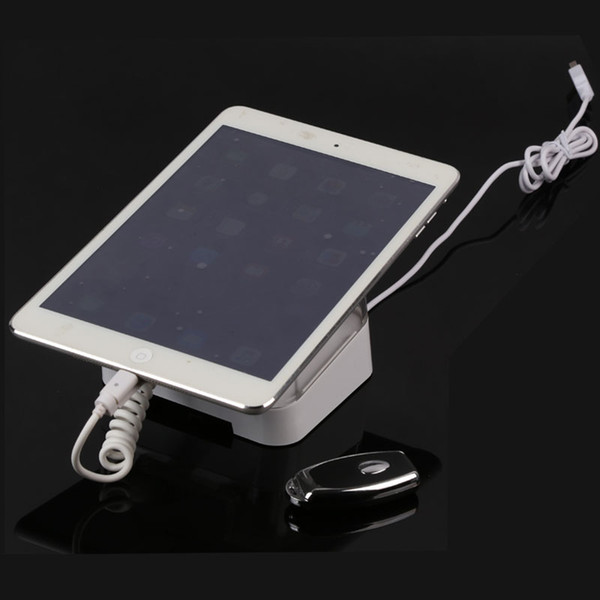 2pieces Pad Anti Lost Tablet PC Display Acrylic Holder Security Alarm with Tablet Computer Charging Free Shipping