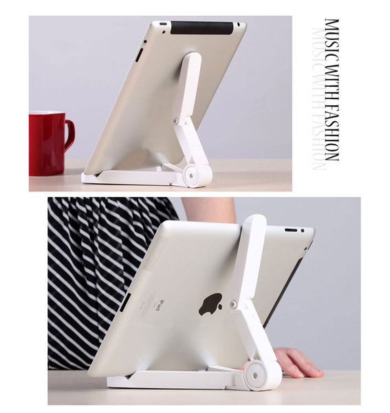 Universal Foldable Phone Tablet Holder Adjustable Desktop Mount Stand Tripod Stability Support for iPhone iPad Pad Table bracket