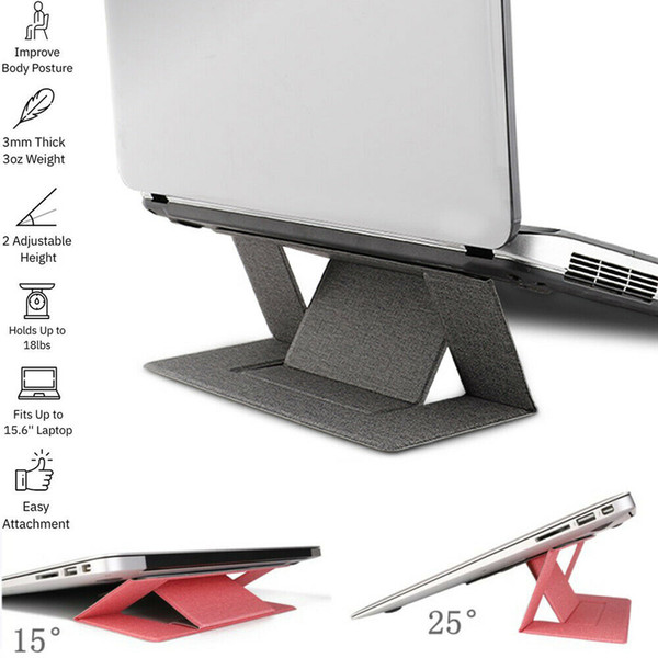 NEW Portable Ultra Thin for Macbook Holder Stand Foldable Laptop Notebook PC Table Hold Stand for iPad Computer Support