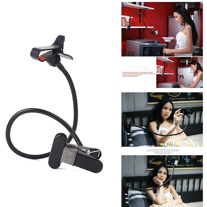 360 Degree Rotatable Lazy Bracket Universal Cellphone Holder Stand for iPhone Samsung HTC Bed Couch Desk