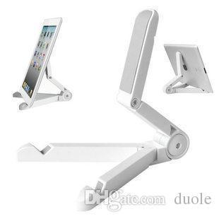 Universal Fold-up Adjustable Stand Holder For Apple iPad Mini/Kindle Fire/Galaxy Samsung Tablet PC Stands Free DHL