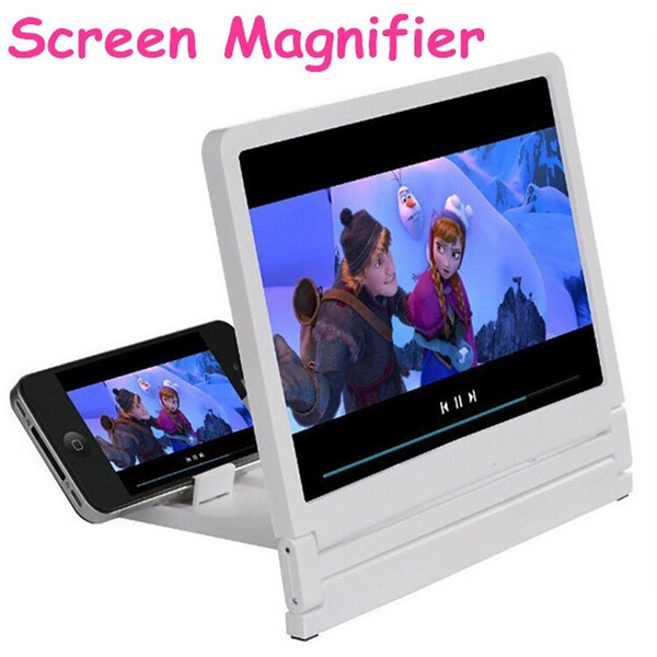 Newest Mobile Phone Screen Magnifier Eyes Protection Display 3D Video Screen Amplifier Folding Enlarged Expander Stand