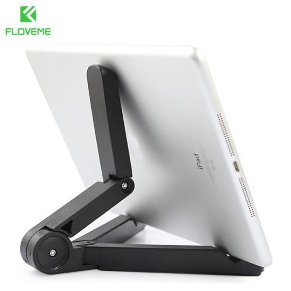 Flexible Tablets Phone Stand Case for iPad 2 3 4 Air 2 Mini for iPhone 4 5s 6 6S Plus For Galaxy S5 S6 Edge 360 Folded