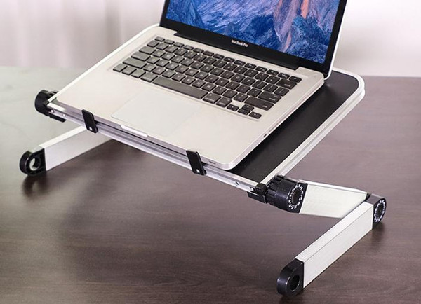 Raising the base can adjust the lifting of computer desktop bracketMultifunctional aluminum alloy cooling base lazy folding