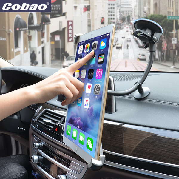 Universal 9.5 10 11 to 14.5 inch tablet pc stand stong suction tablet car holder for Ipad 2 3 4 ipad air 9.7 12.9 inch Pro