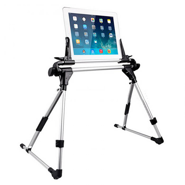 New Universal Tablet Bed Frame Holder Stand for iPad 1 2 3 4 5 air iPhone Samsung Galaxy Tablet PC Stands free shipping