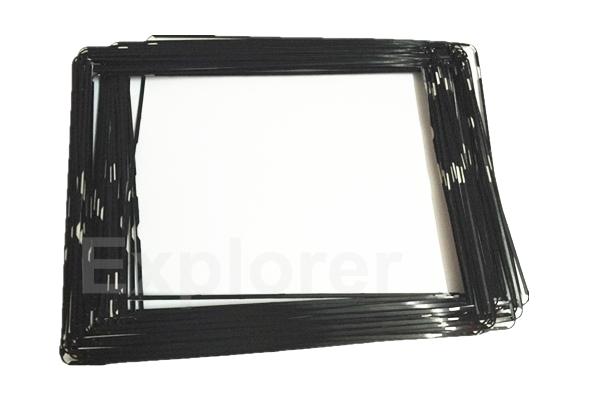 Original New Plastic Mid Frame middle bezel with adhesive Black White For Apple iPad 2 3 4 frame Bezel 50pcs Lot