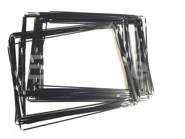 New Plastic Mid Frame middle bezel with adhesive Black White For Apple iPad 2 3 4 Middle frame Bezel 100pcs Lot