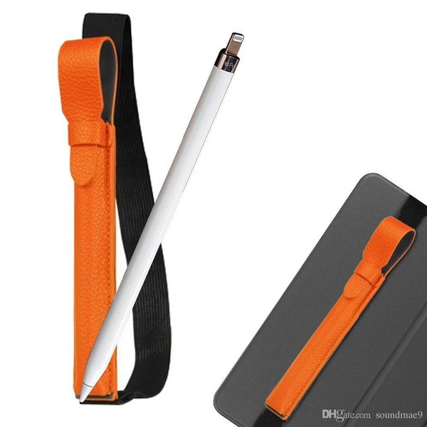 Apple Stylus Pen Holder With USB Adapter Pocket iPencil Case Holder For PU Leather Elastic Stylus Pen Pocket Sleeve Pouch Oppba