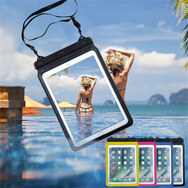 Universal Waterproof Case Dry Bag Pouch for iPad Pro Samsung Tab S4/Tab A/Galaxy Book Huawei MediaPad M3/M5 Pro Up to 12.9