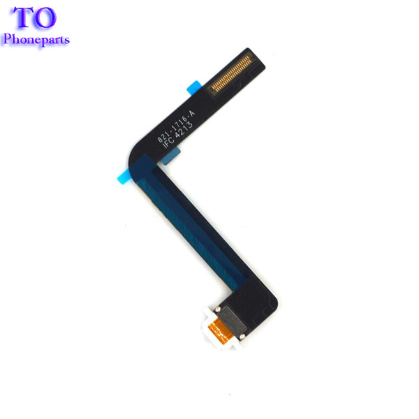 50pcs For Ipad Air IPad 5 Charger Charging USB Dock Connector Port Flex Cable Ribbon Repair Part Black White