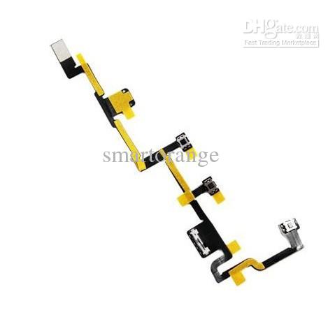 wholesale power on off switch volume silent mute button flex cable ribbon for ipad 2 2nd gen