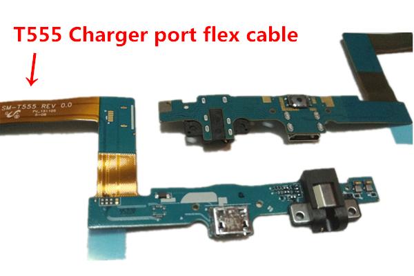 Micro USB Dock Charging Charger Port Connector Flex Ribbon Cable for Samsung Galaxy Tab A 9.7 T550 T555 Replacement Part 10pcs Lot