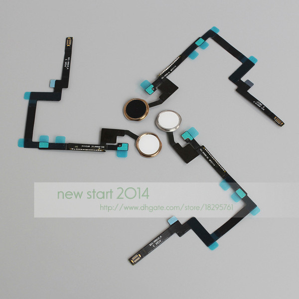 for iPad mini 3 Home Button Flex Cable Assembly with 3 Color Home Button High Quality 100% Tested